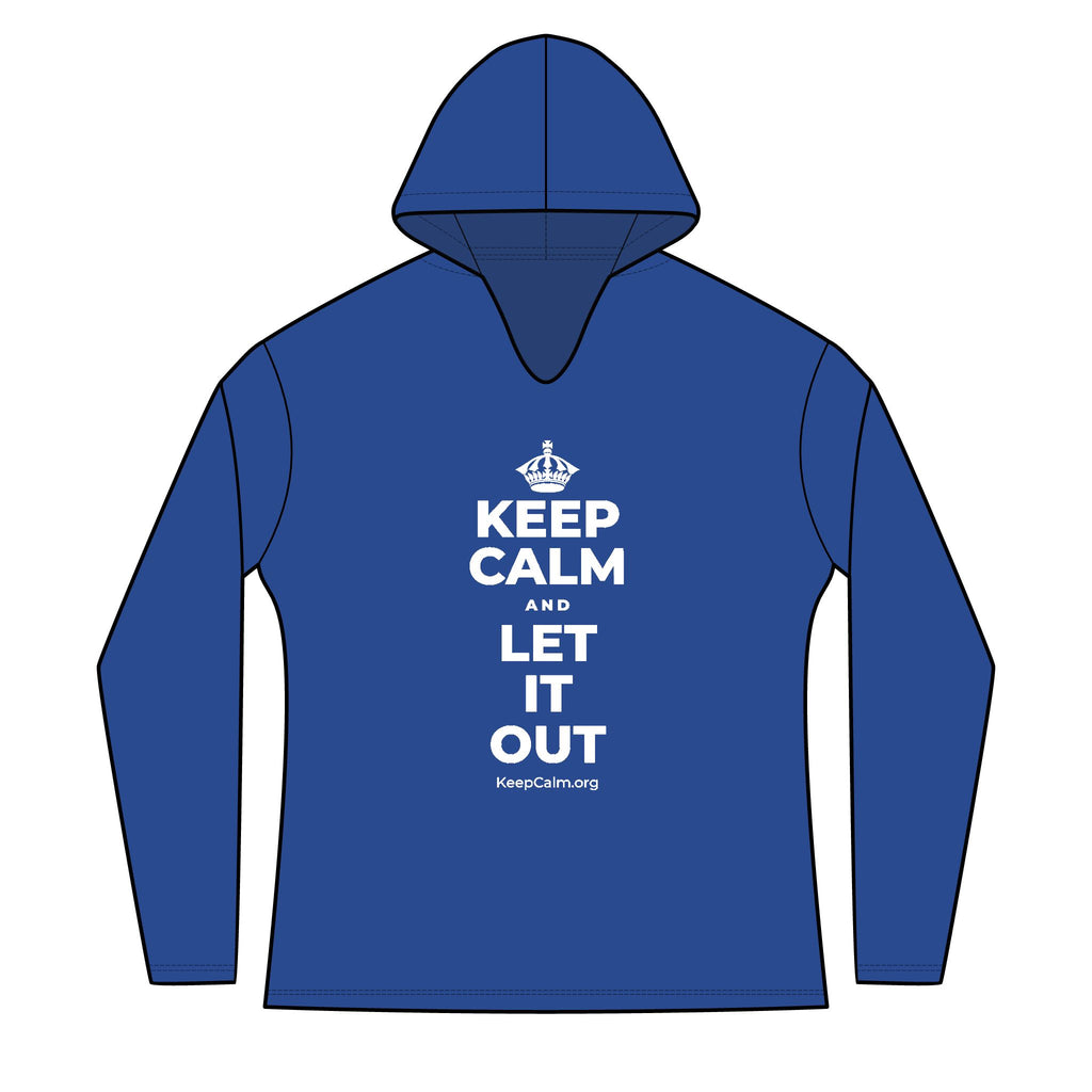 KEEP CALM AND LET IT OUT Women's Long Sleeve Hoodie