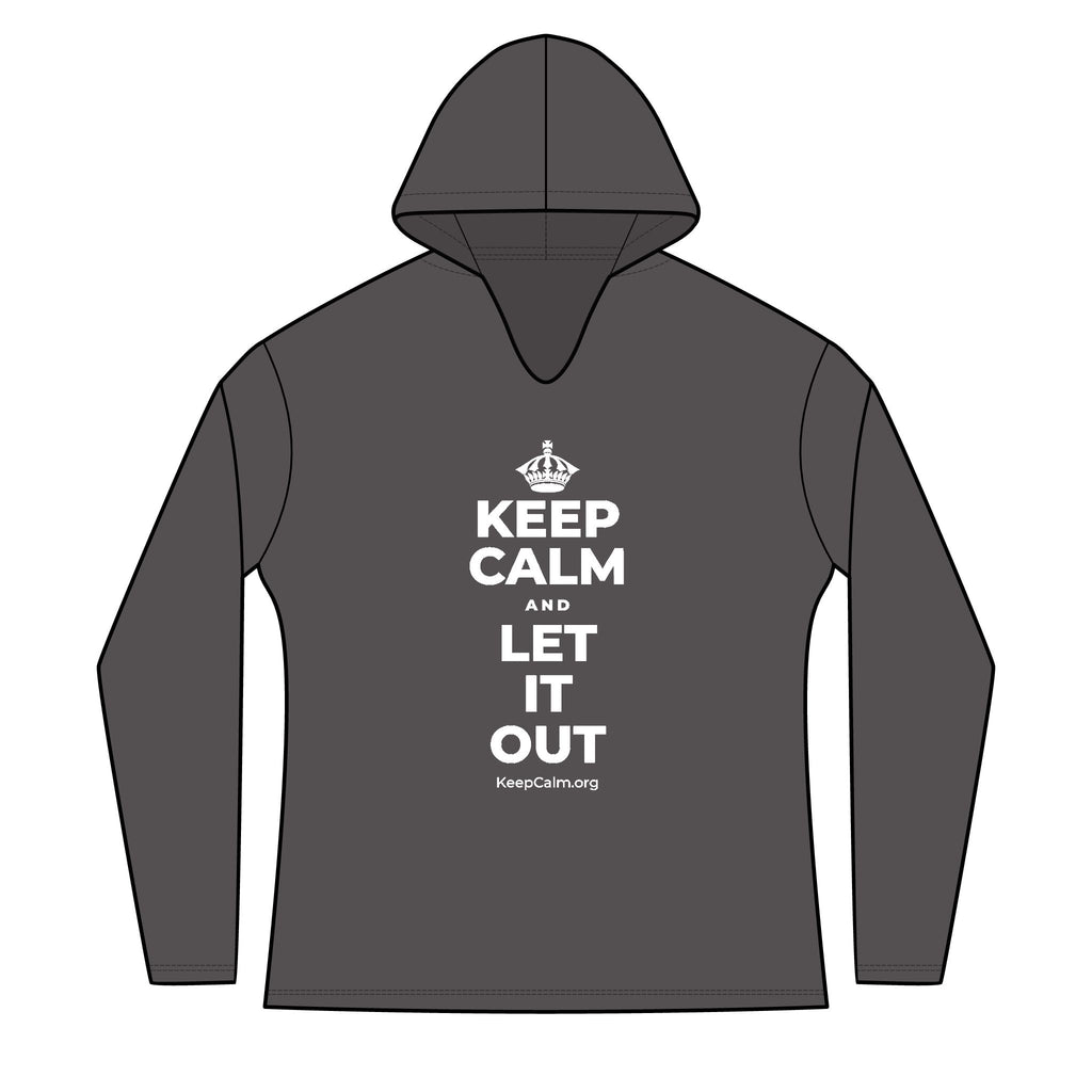 KEEP CALM AND LET IT OUT Women's Long Sleeve Hoodie