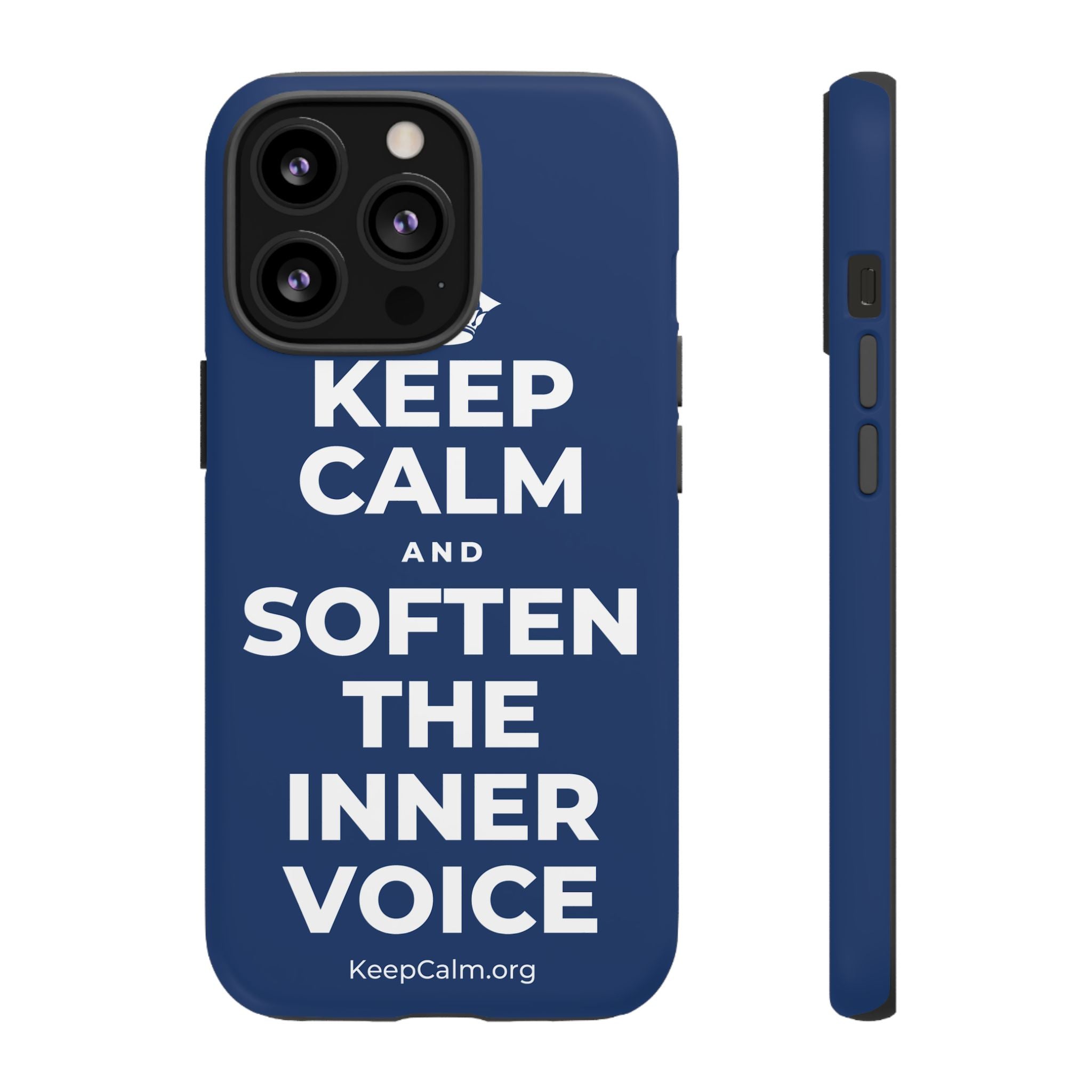 KEEP CALM AND SOFTEN THE INNER VOICE Phone Case