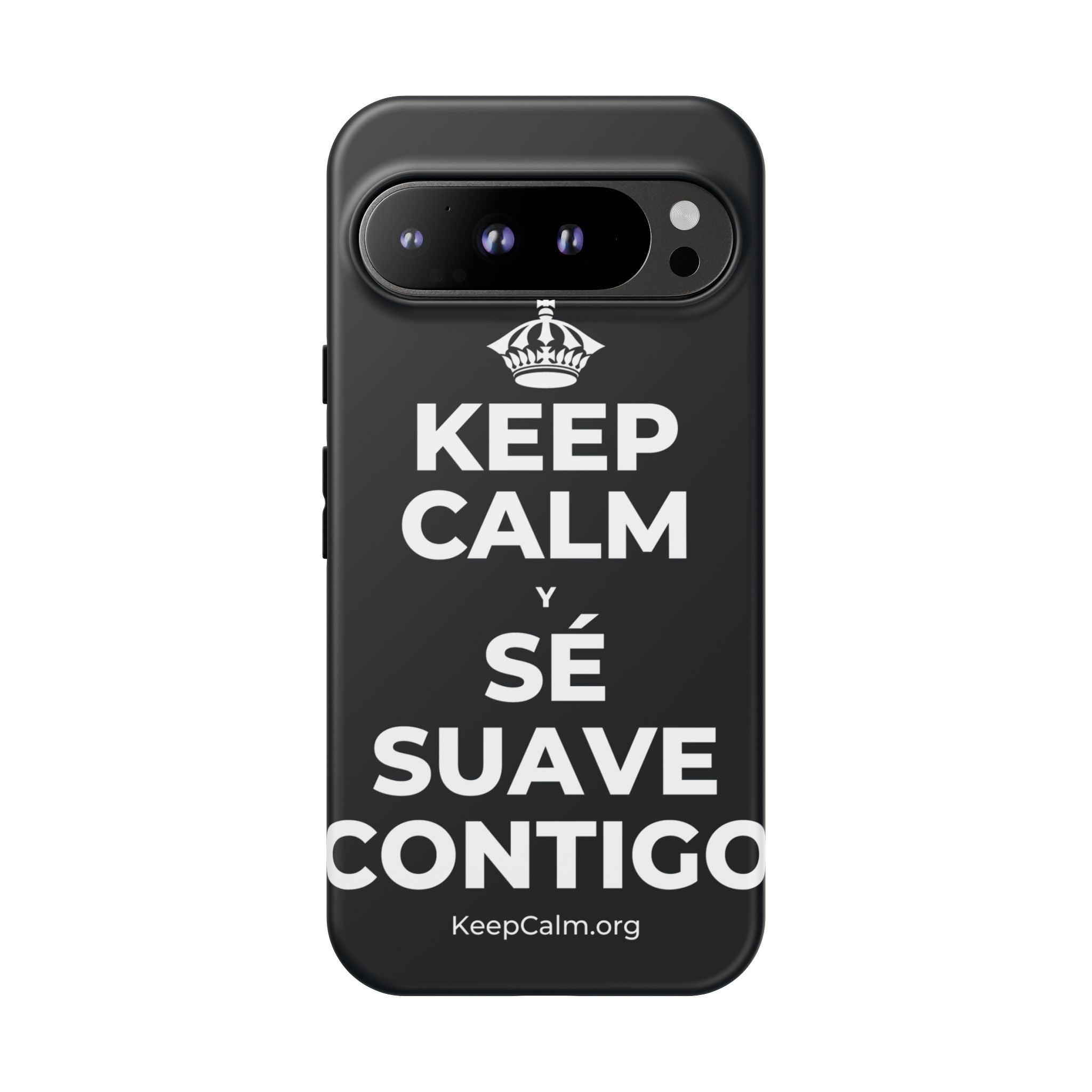 KEEP CALM Y SÉ SUAVE CONTIGO Phone Case (Dark)
