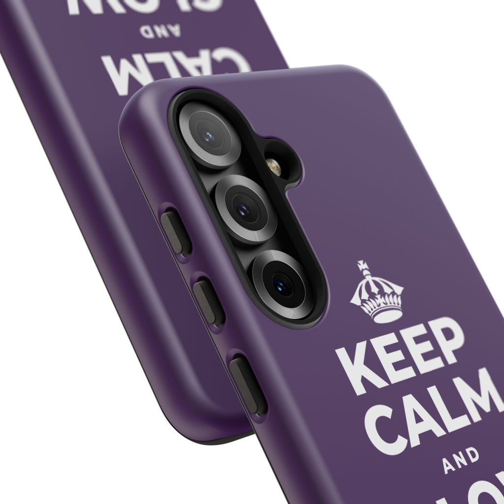 KEEP CALM AND GLOW TOGETHER Phone Case