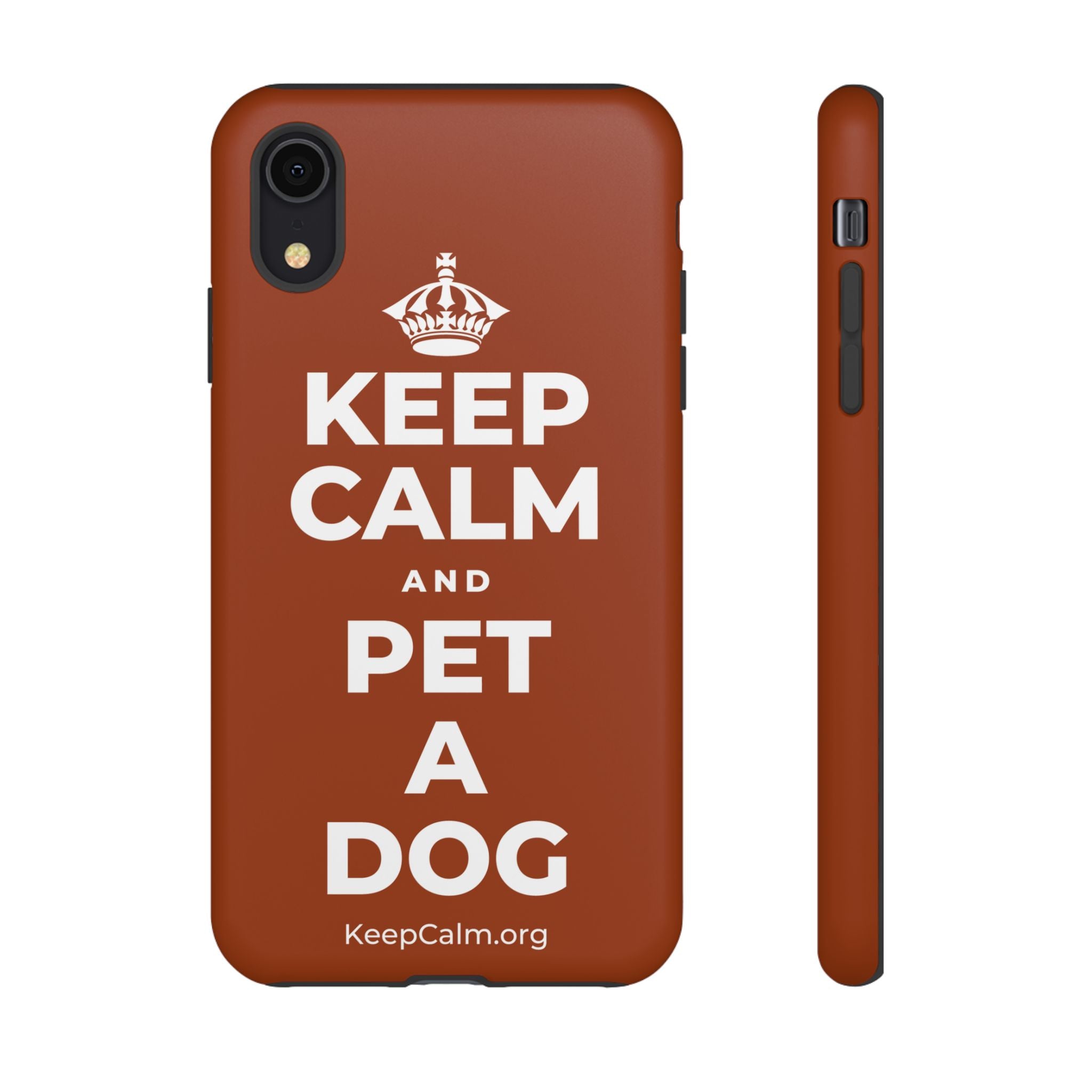 KEEP CALM AND PET A DOG Phone Case