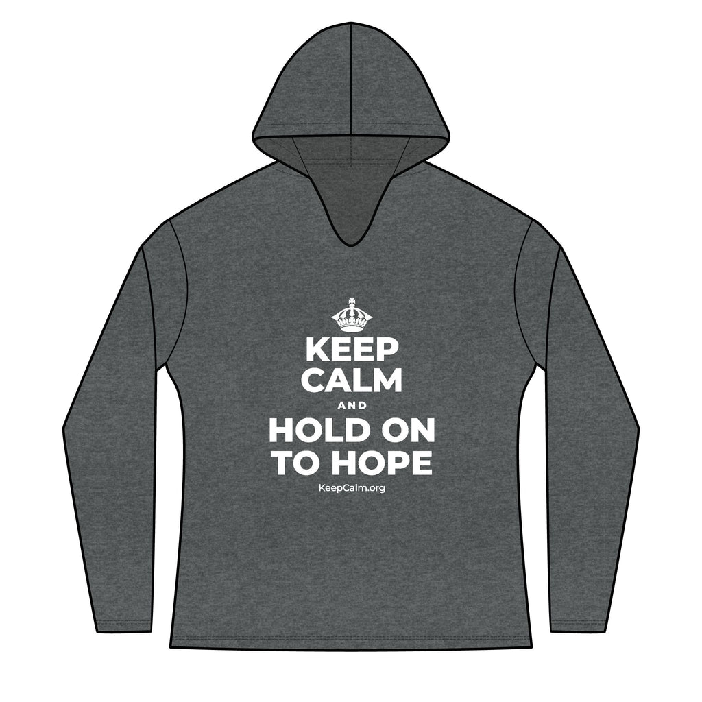 KEEP CALM AND HOLD ON TO HOPE Women's Long Sleeve Hoodie