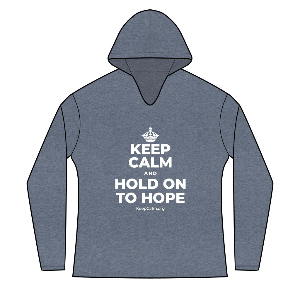 KEEP CALM AND HOLD ON TO HOPE Women's Long Sleeve Hoodie