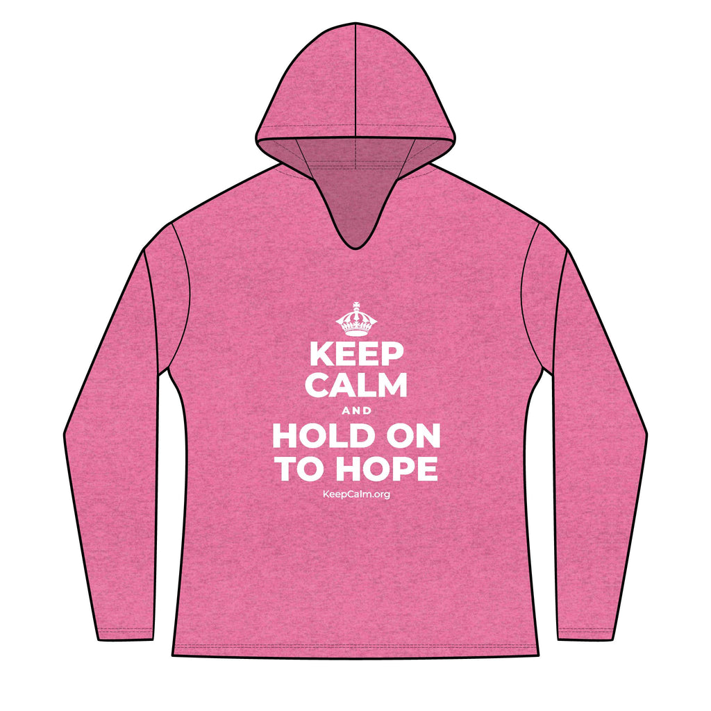 KEEP CALM AND HOLD ON TO HOPE Women's Long Sleeve Hoodie