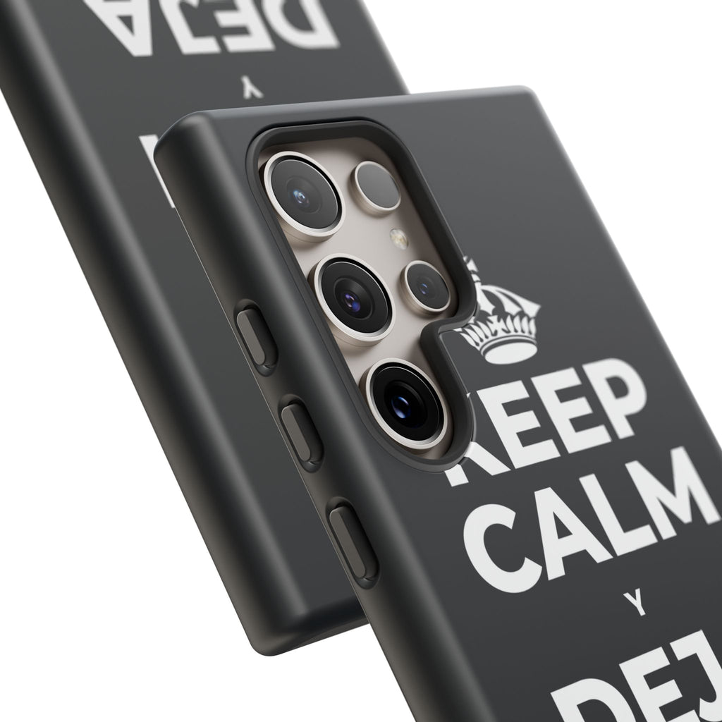 KEEP CALM Y DEJA QUE BASTE Phone Case (Dark)