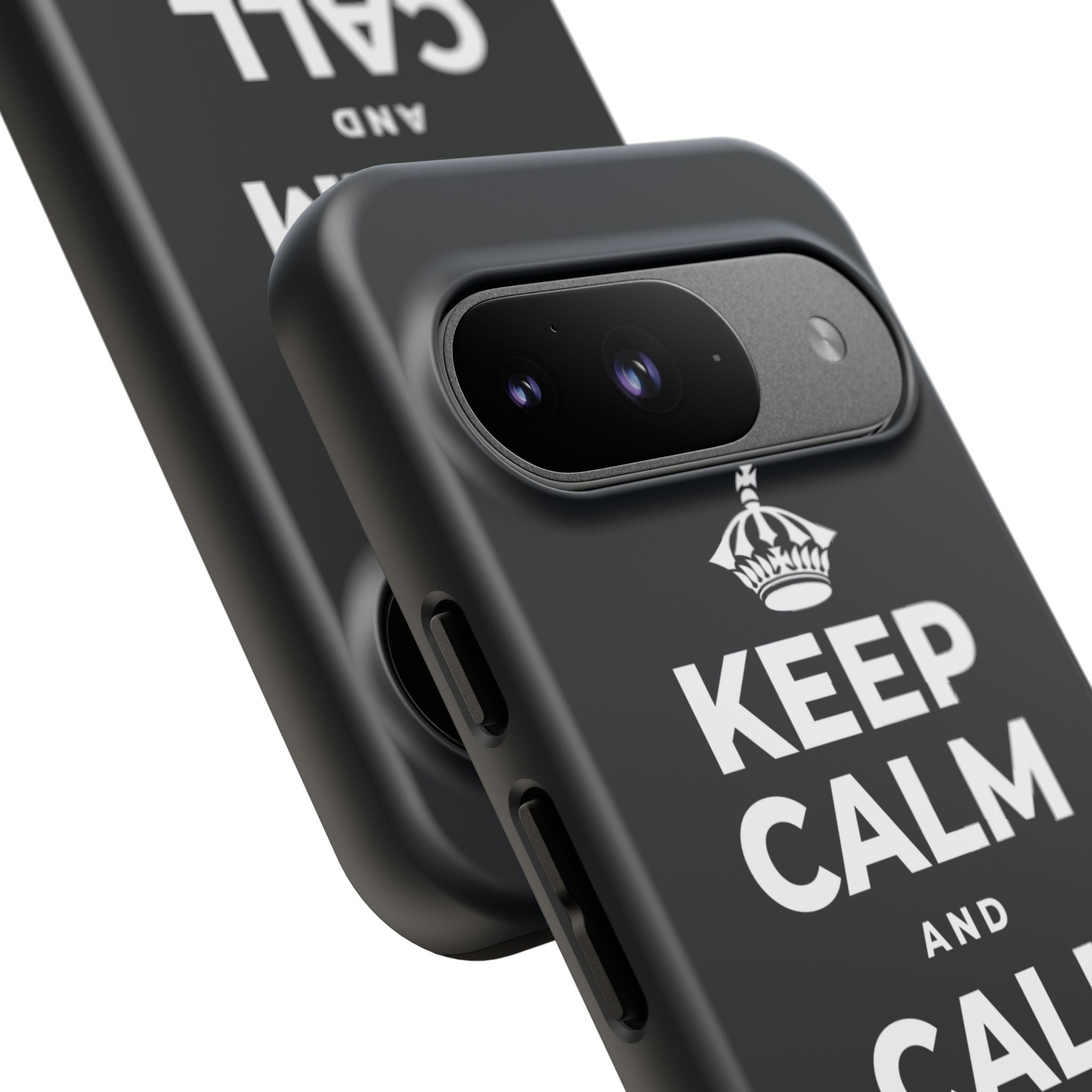 KEEP CALM AND CALL YOUR PEOPLE Phone Case (Dark)