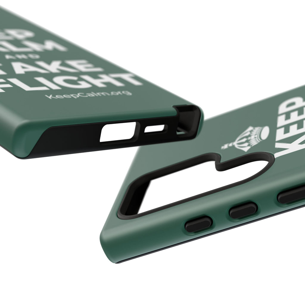 KEEP CALM AND TAKE FLIGHT Phone Case