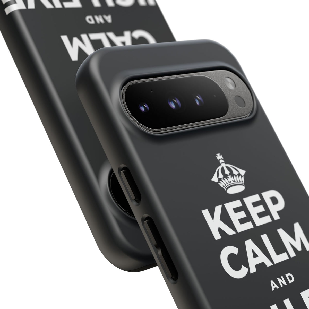 KEEP CALM AND HIGH FIVE SOMEONE Phone Case (Dark)