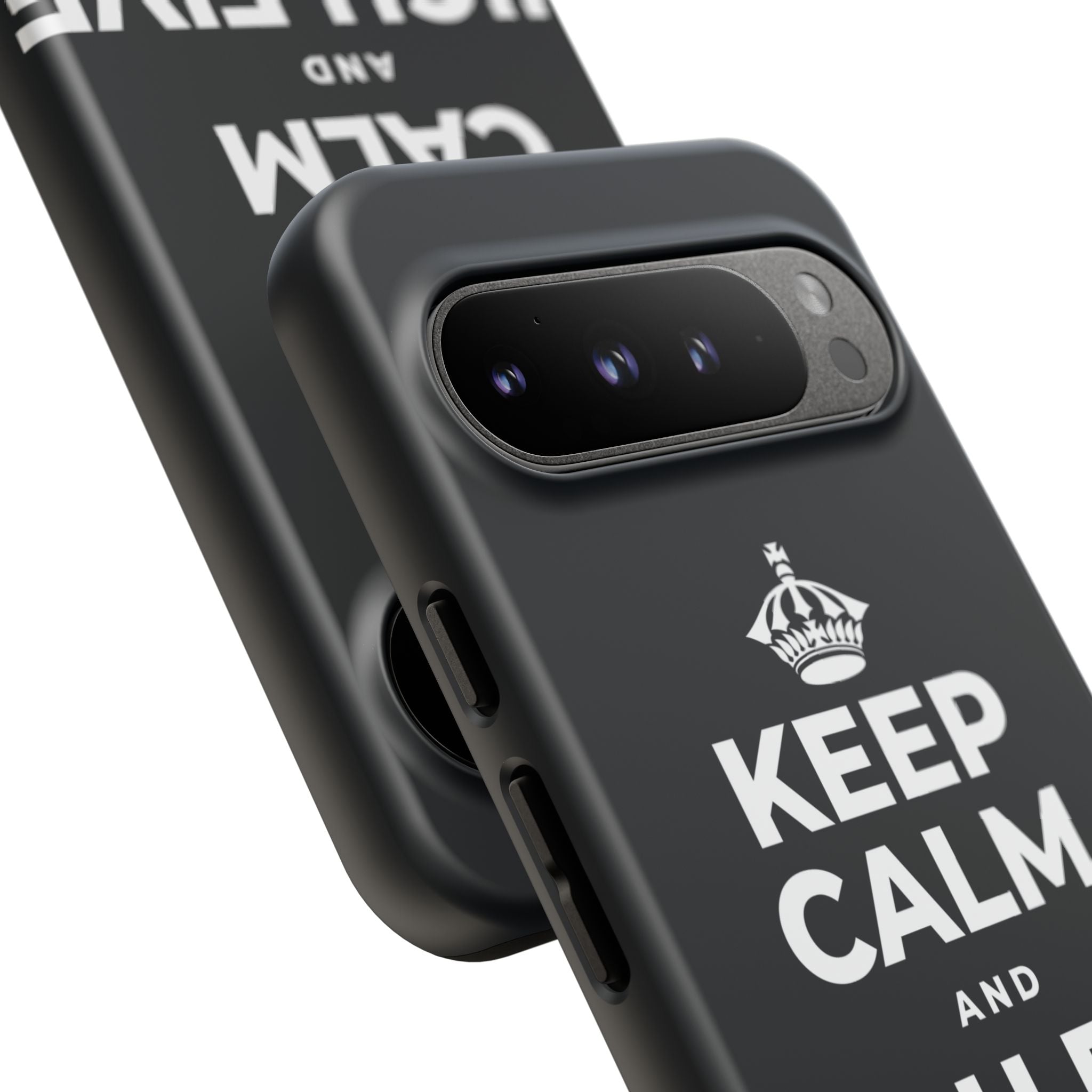 KEEP CALM AND HIGH FIVE SOMEONE Phone Case (Dark)