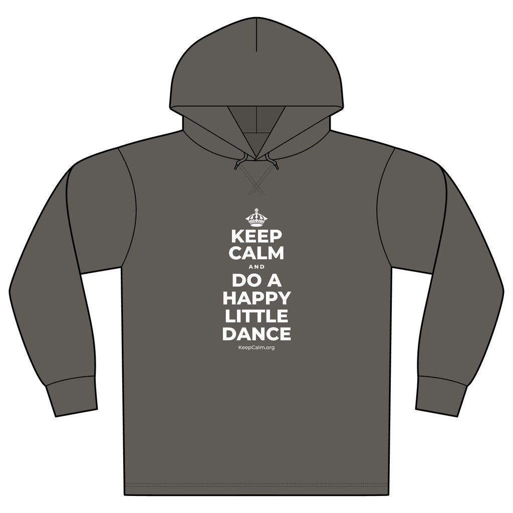 KEEP CALM AND DO A HAPPY LITTLE DANCE Organic Hoodie Tee