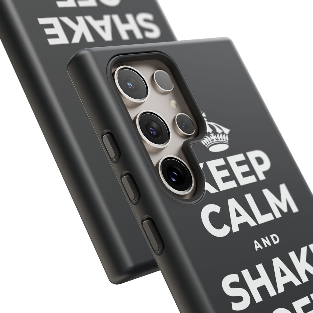KEEP CALM AND SHAKE OFF THE WINTER Phone Case (Dark)