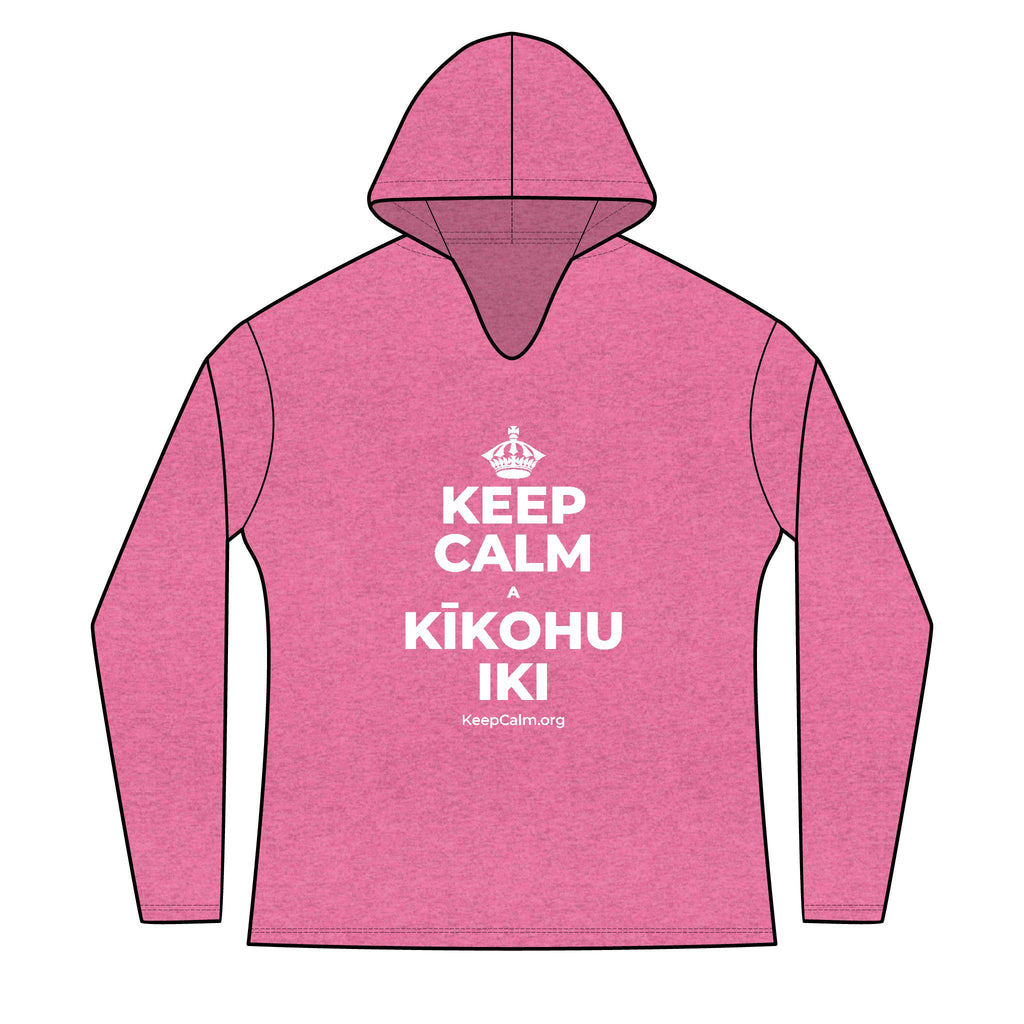 KEEP CALM A KĪKOHU IKI Women's Long Sleeve Hoodie