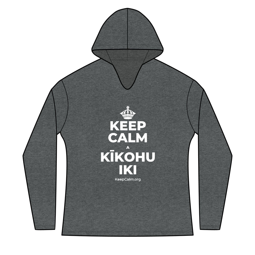 KEEP CALM A KĪKOHU IKI Women's Long Sleeve Hoodie