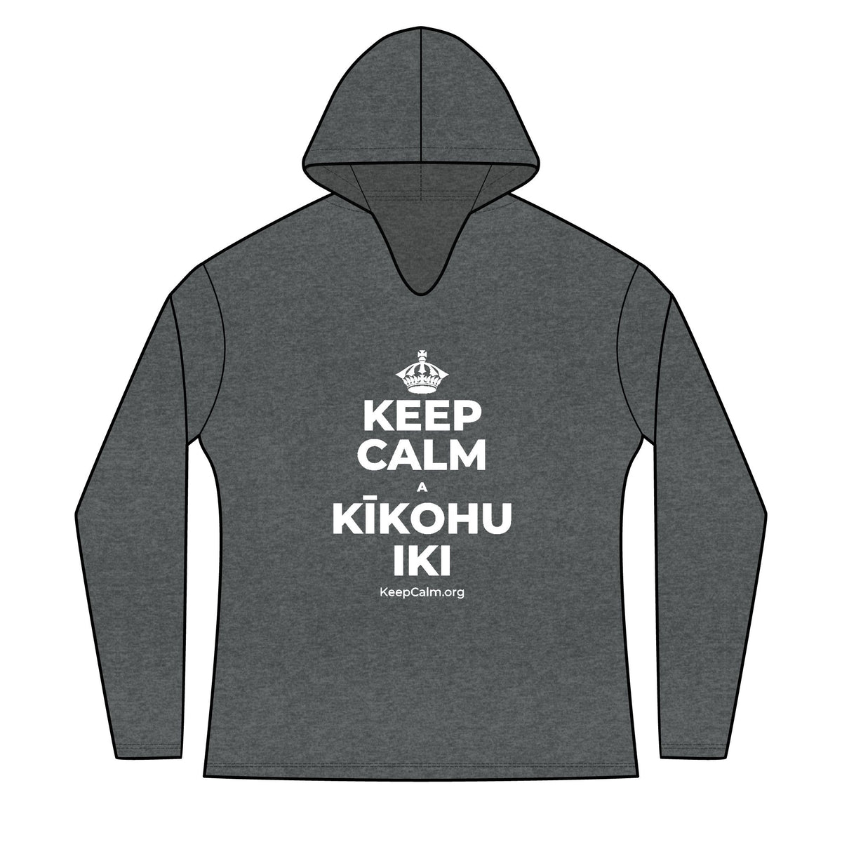 KEEP CALM A KĪKOHU IKI Women's Long Sleeve Hoodie