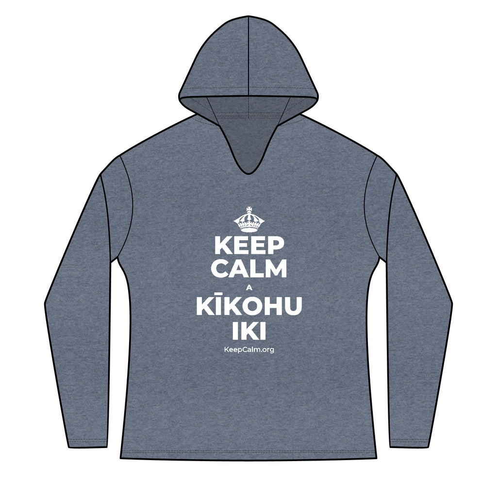 KEEP CALM A KĪKOHU IKI Women's Long Sleeve Hoodie