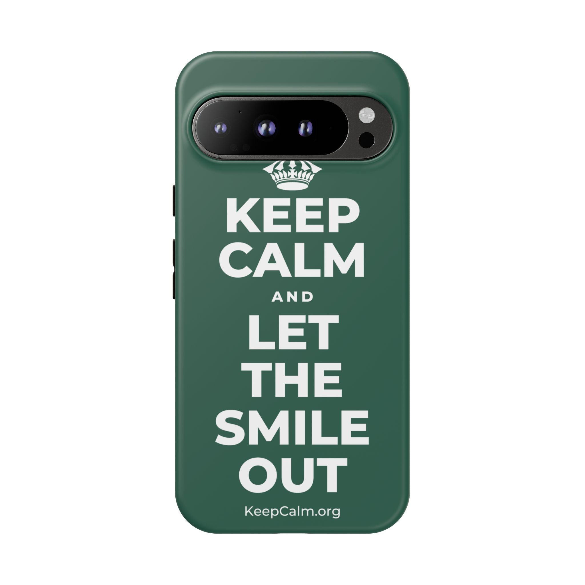 KEEP CALM AND LET THE SMILE OUT Phone Case