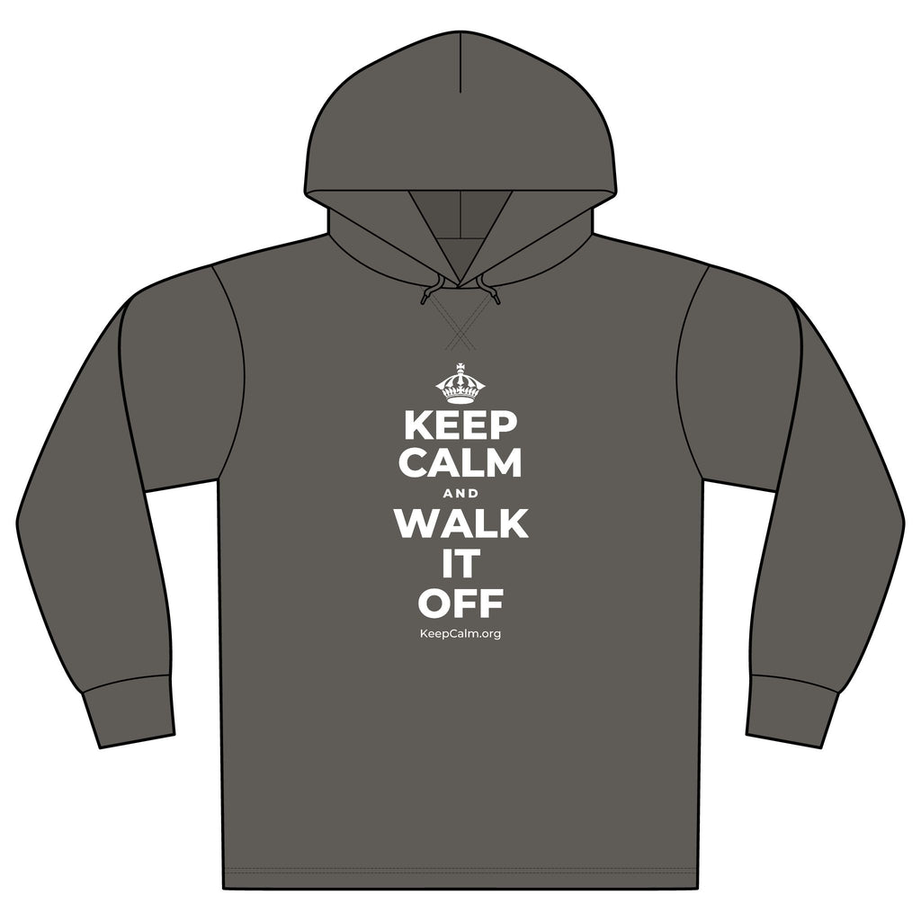 KEEP CALM AND WALK IT OFF Organic Hoodie Tee