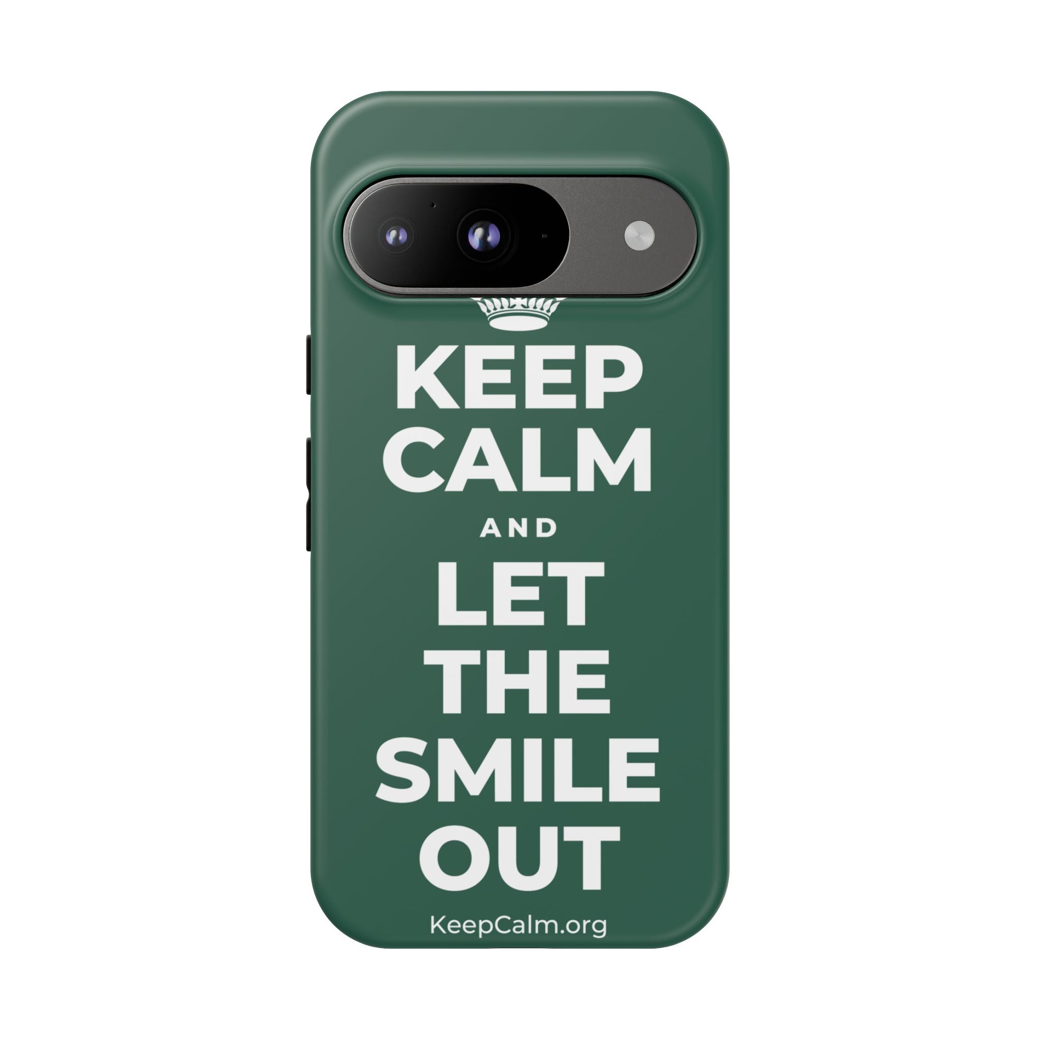 KEEP CALM AND LET THE SMILE OUT Phone Case