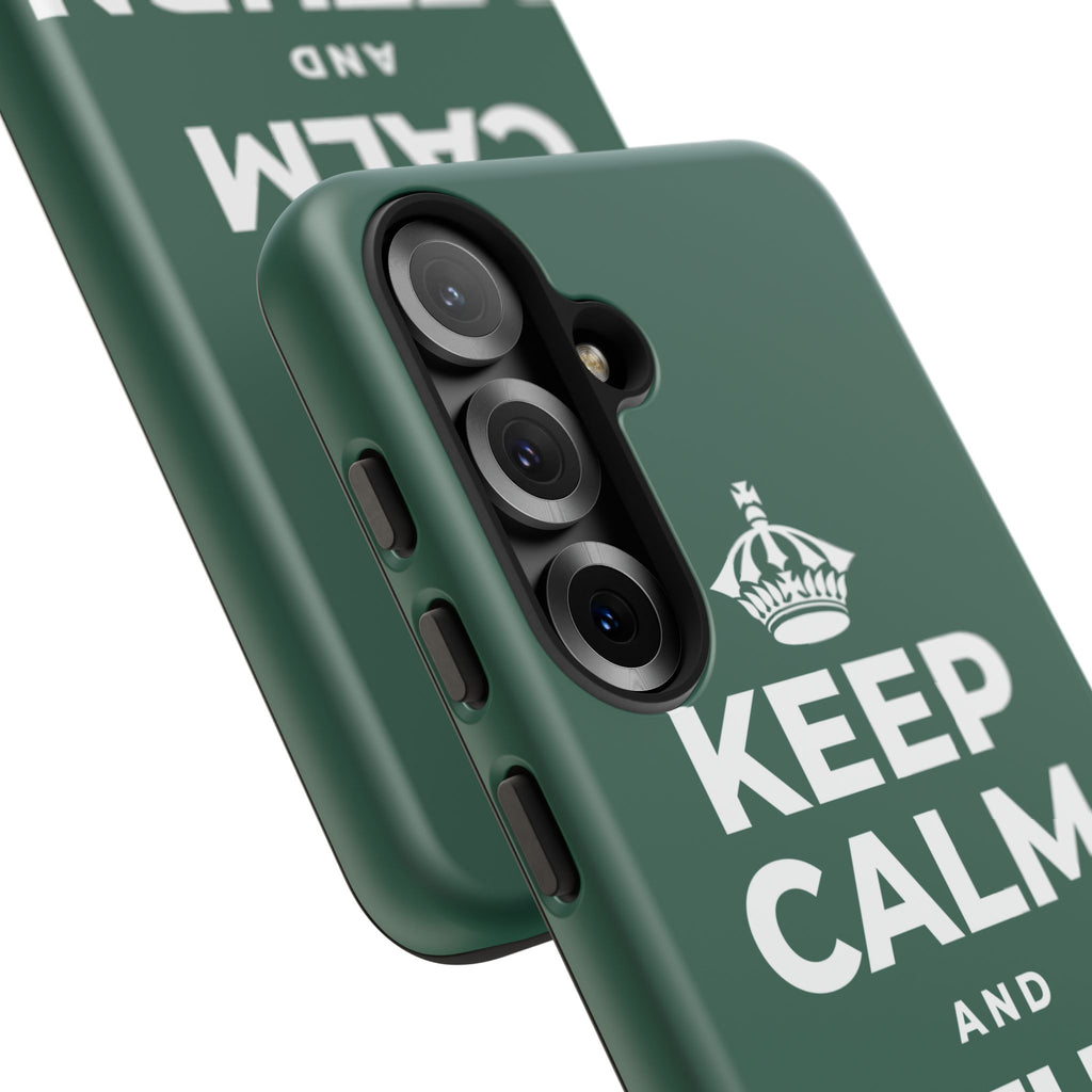 KEEP CALM AND RETURN HOME Phone Case