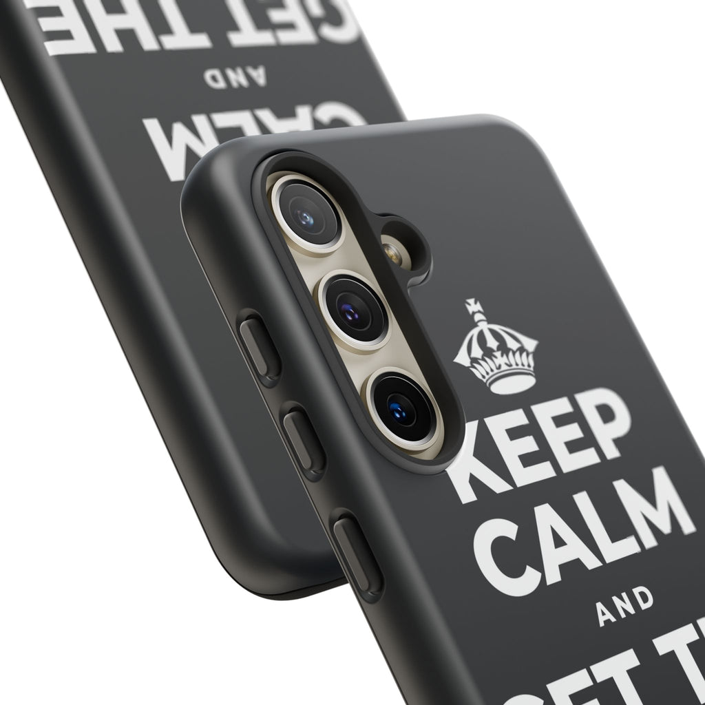 KEEP CALM AND GET THE PARTY STARTED Phone Case (Dark)