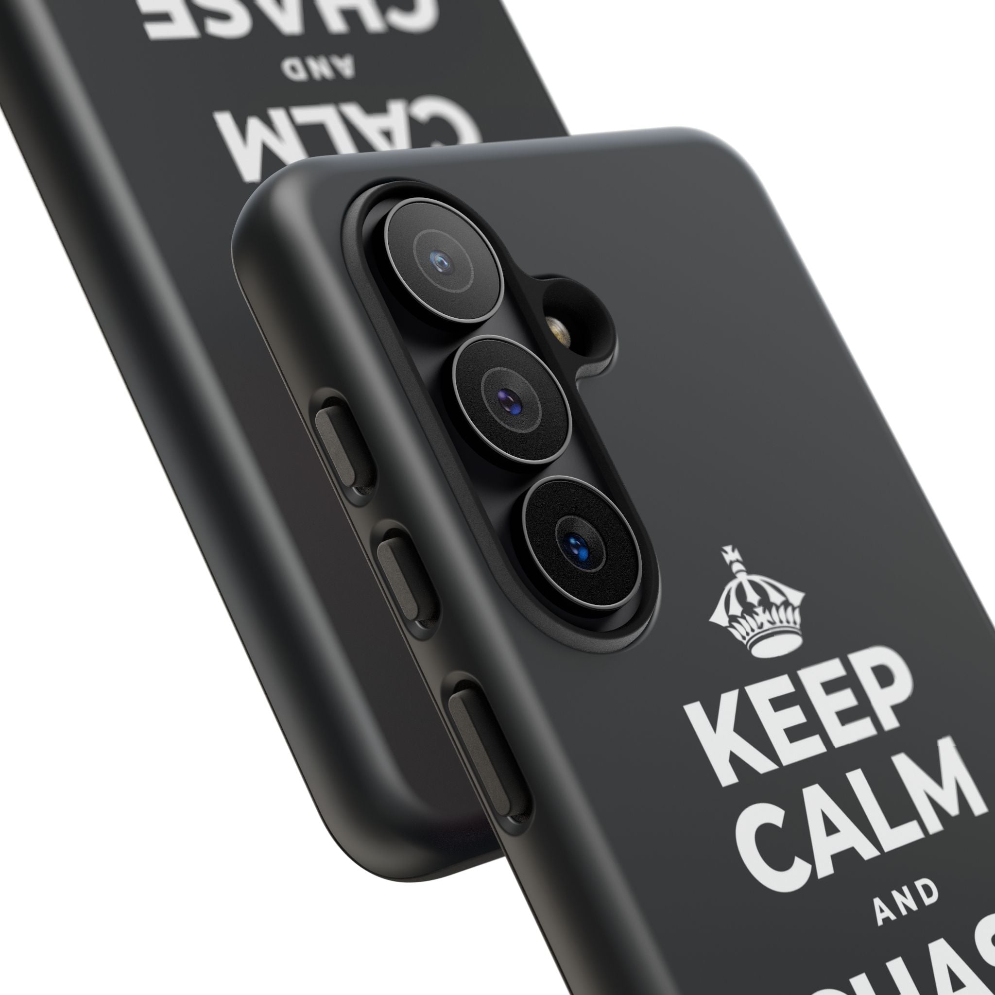 KEEP CALM AND CHASE GREATNESS Phone Case (Dark)