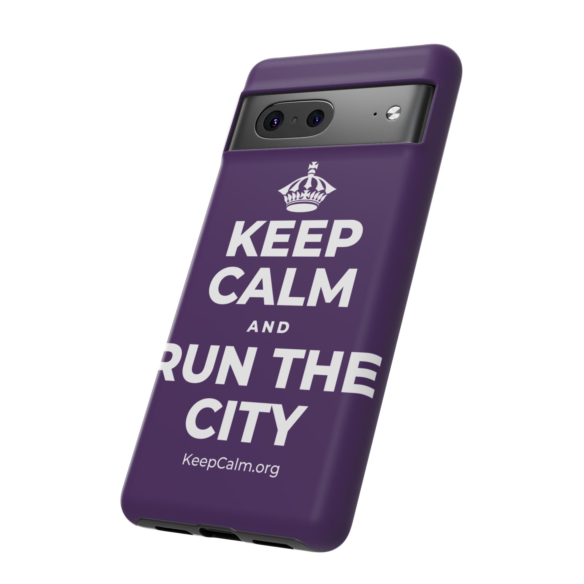 KEEP CALM AND RUN THE CITY Phone Case