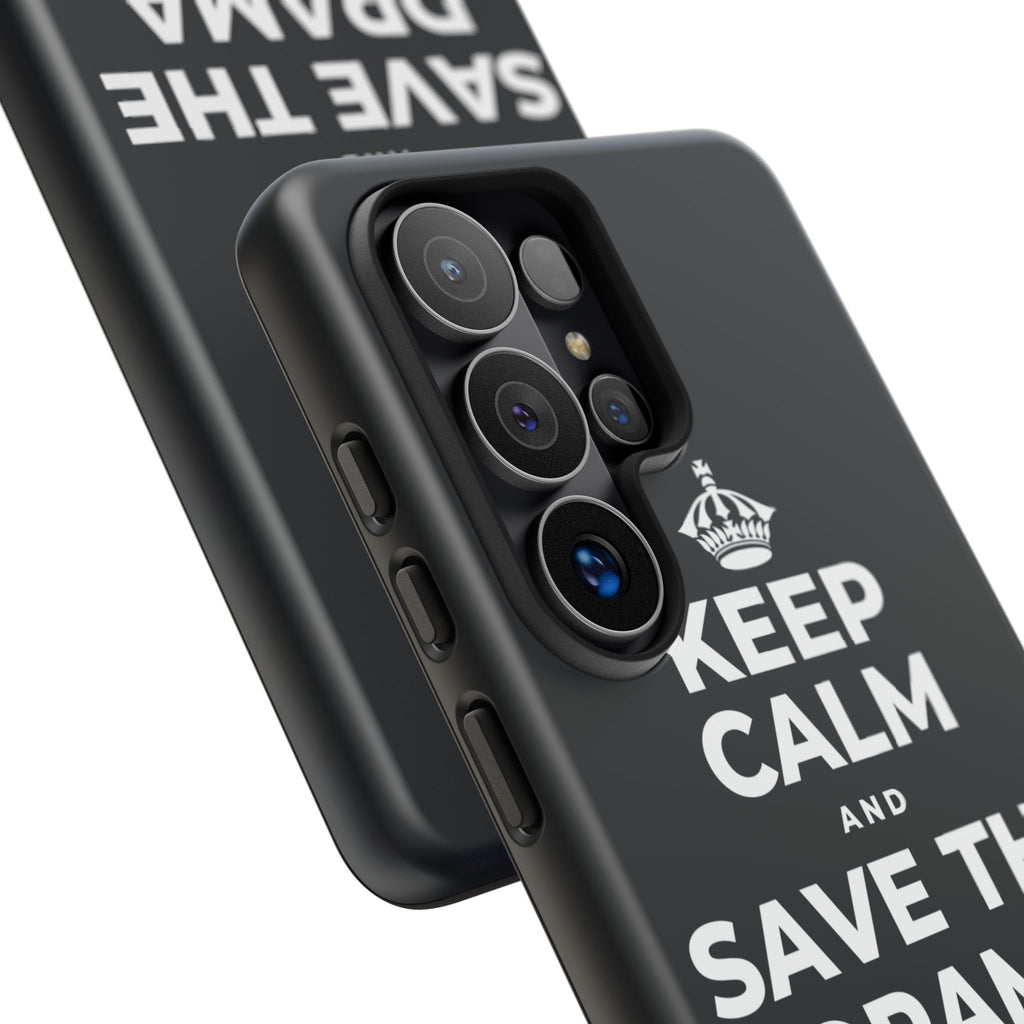 KEEP CALM AND SAVE THE DRAMA FOR YOUR 🦙 Phone Case (Dark)
