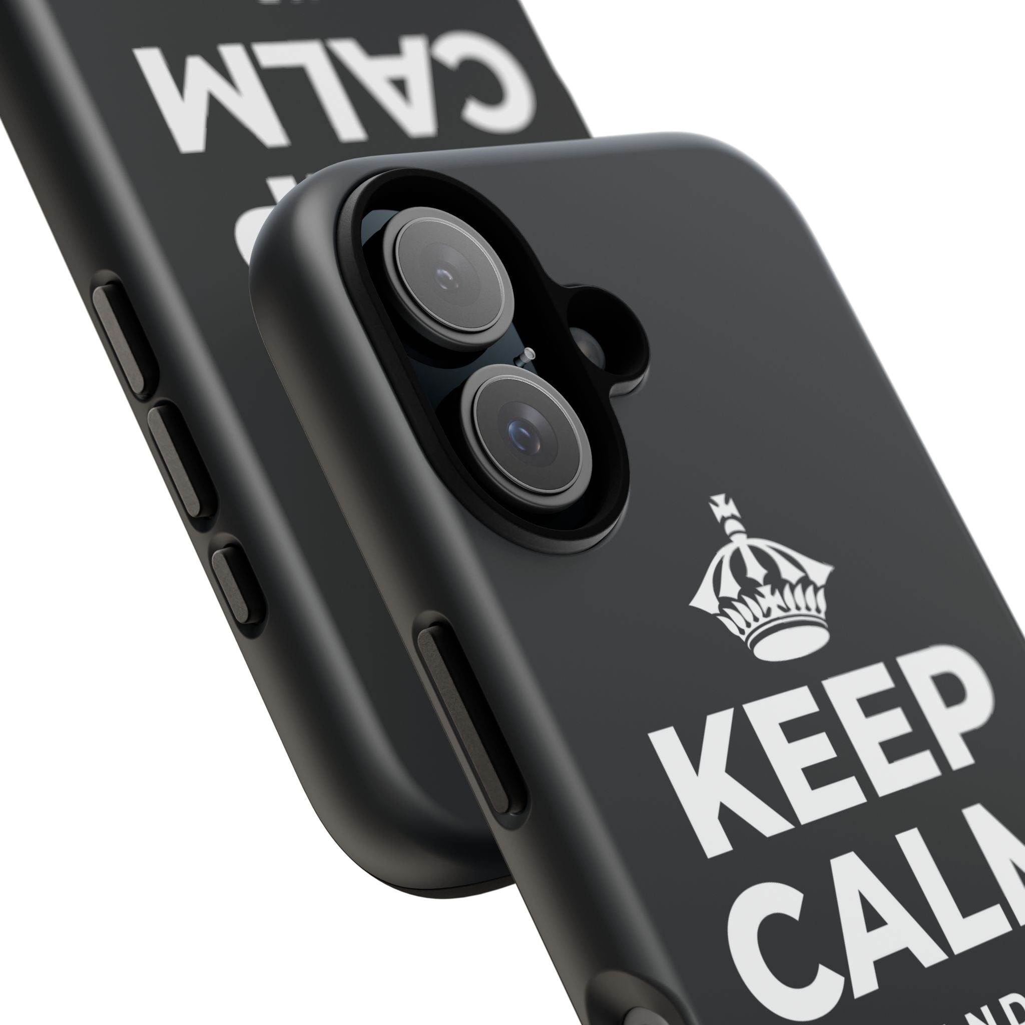 KEEP CALM AND LOCK IN Phone Case (Dark)