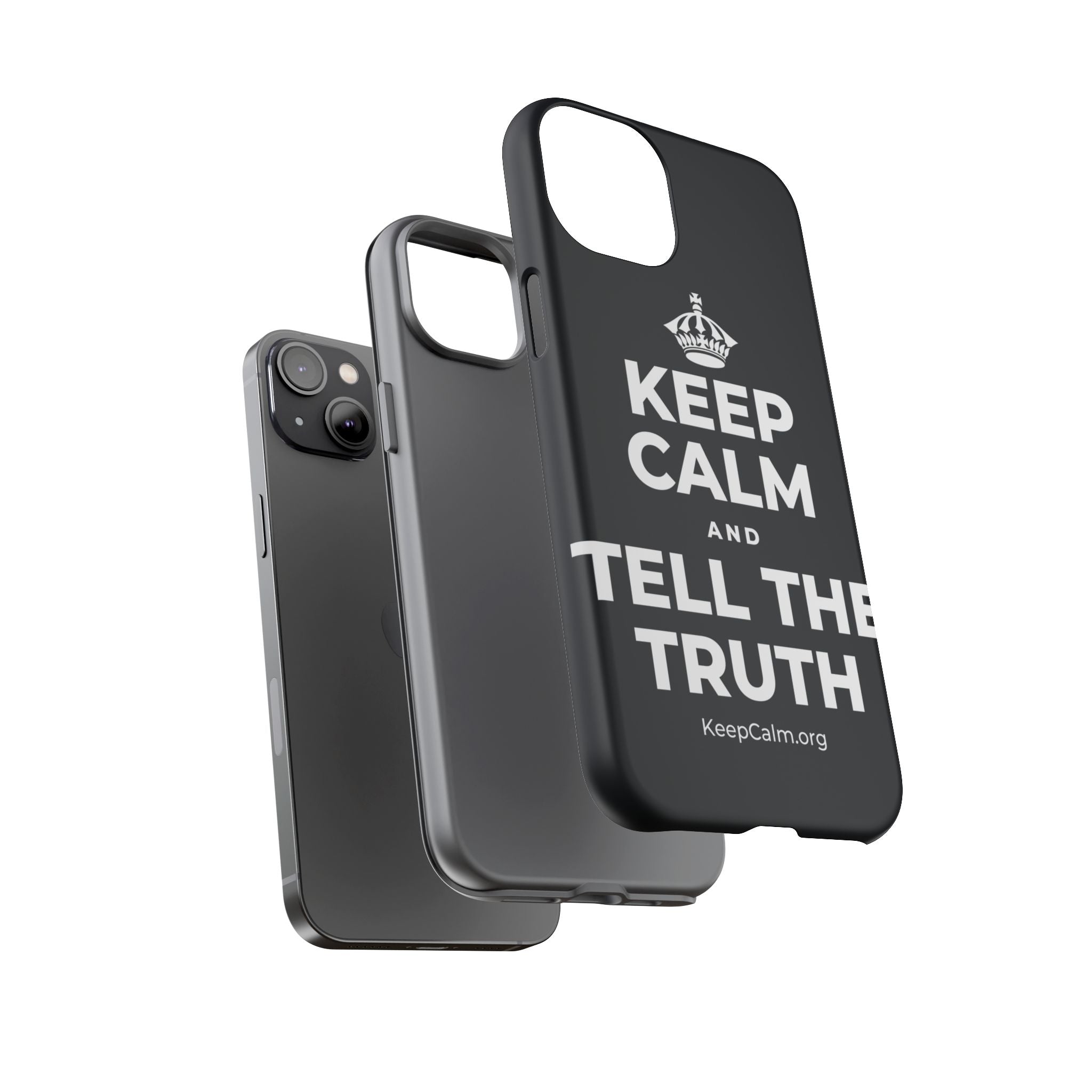 KEEP CALM AND TELL THE TRUTH Phone Case (Dark)