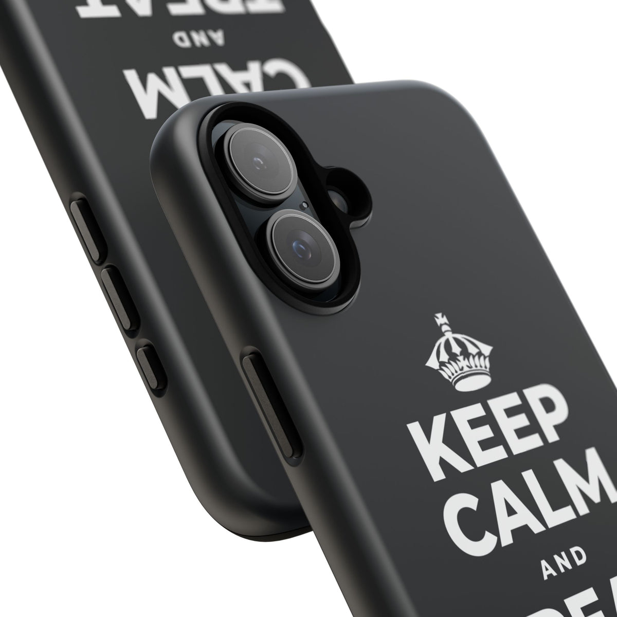 KEEP CALM AND TREAT YOURSELF Phone Case (Dark)