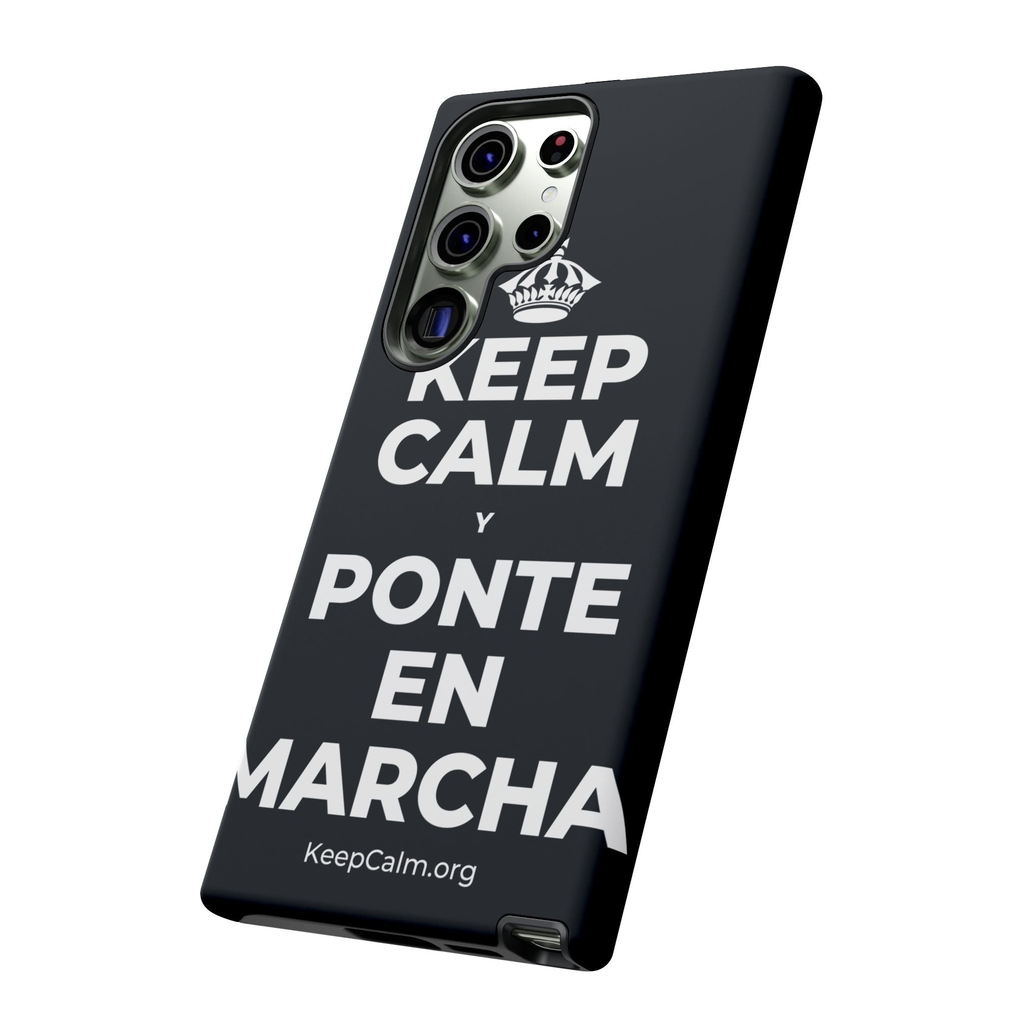 KEEP CALM Y PONTE EN MARCHA Phone Case (Dark)
