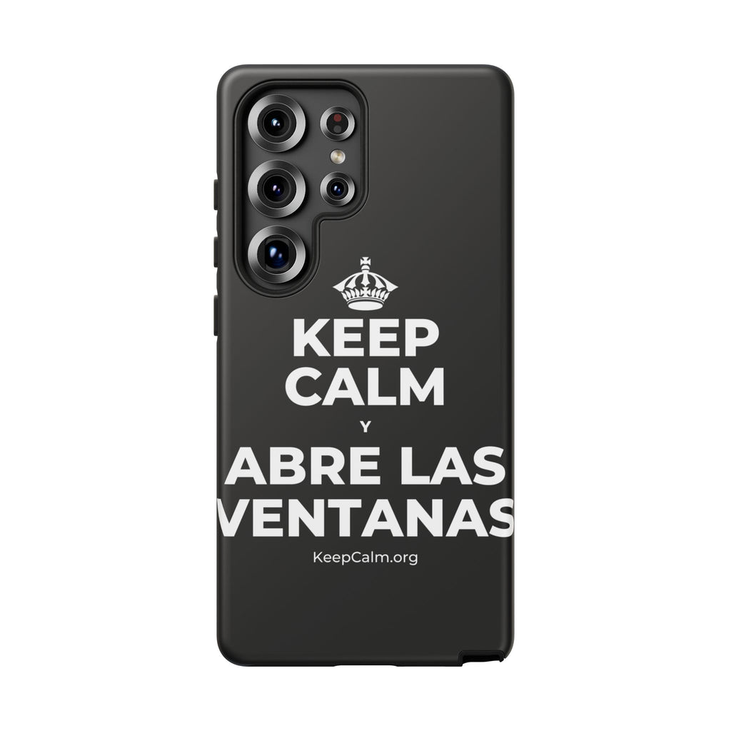 KEEP CALM Y ABRE LAS VENTANAS Phone Case