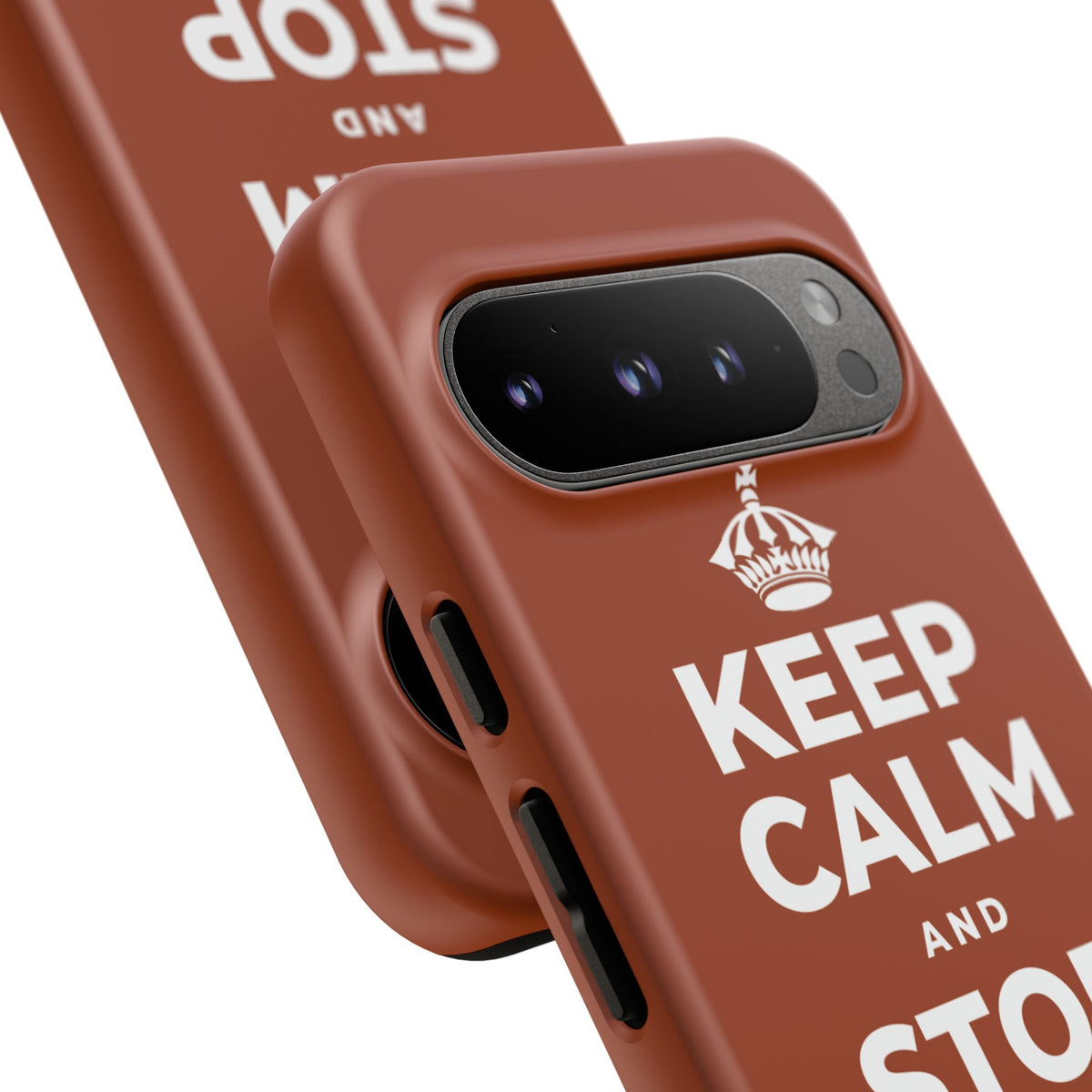 KEEP CALM AND STOP FORCING IT Phone Case