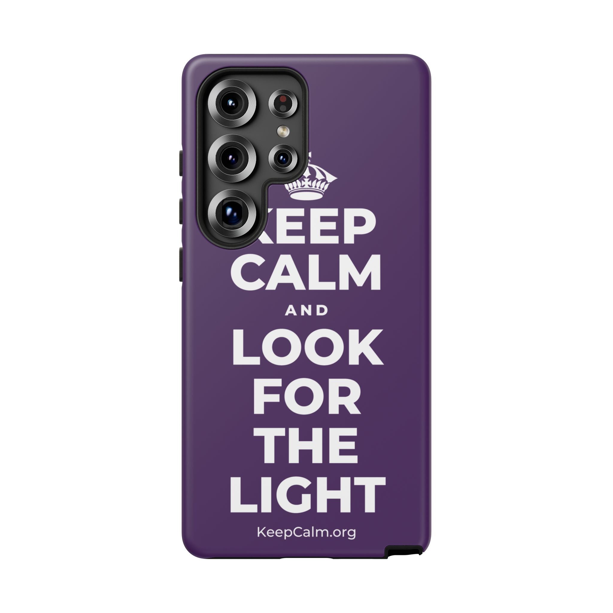 KEEP CALM AND LOOK FOR THE LIGHT Phone Case