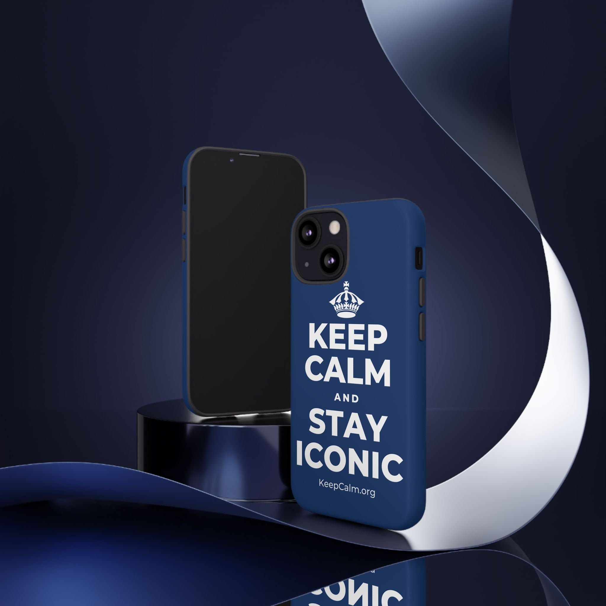 KEEP CALM AND STAY ICONIC Phone Case