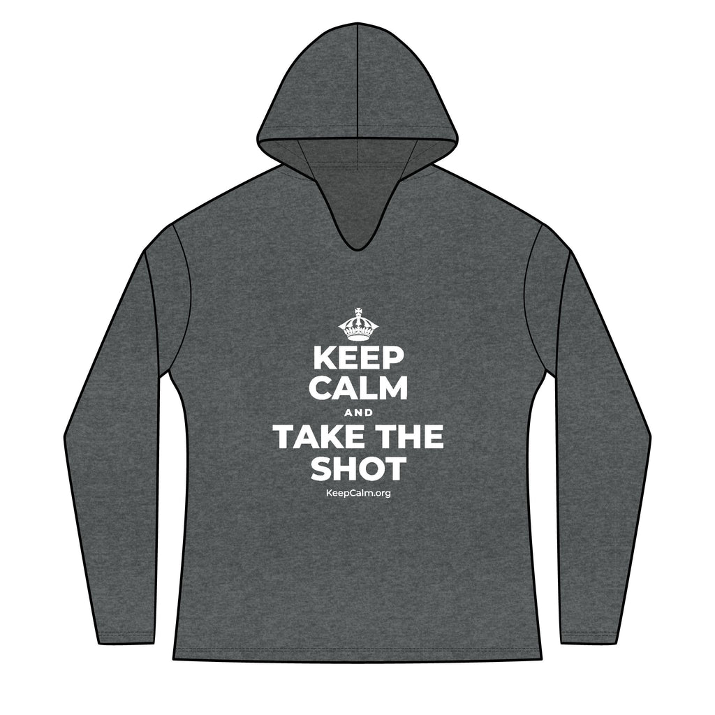KEEP CALM AND TAKE THE SHOT Women's Long Sleeve Hoodie