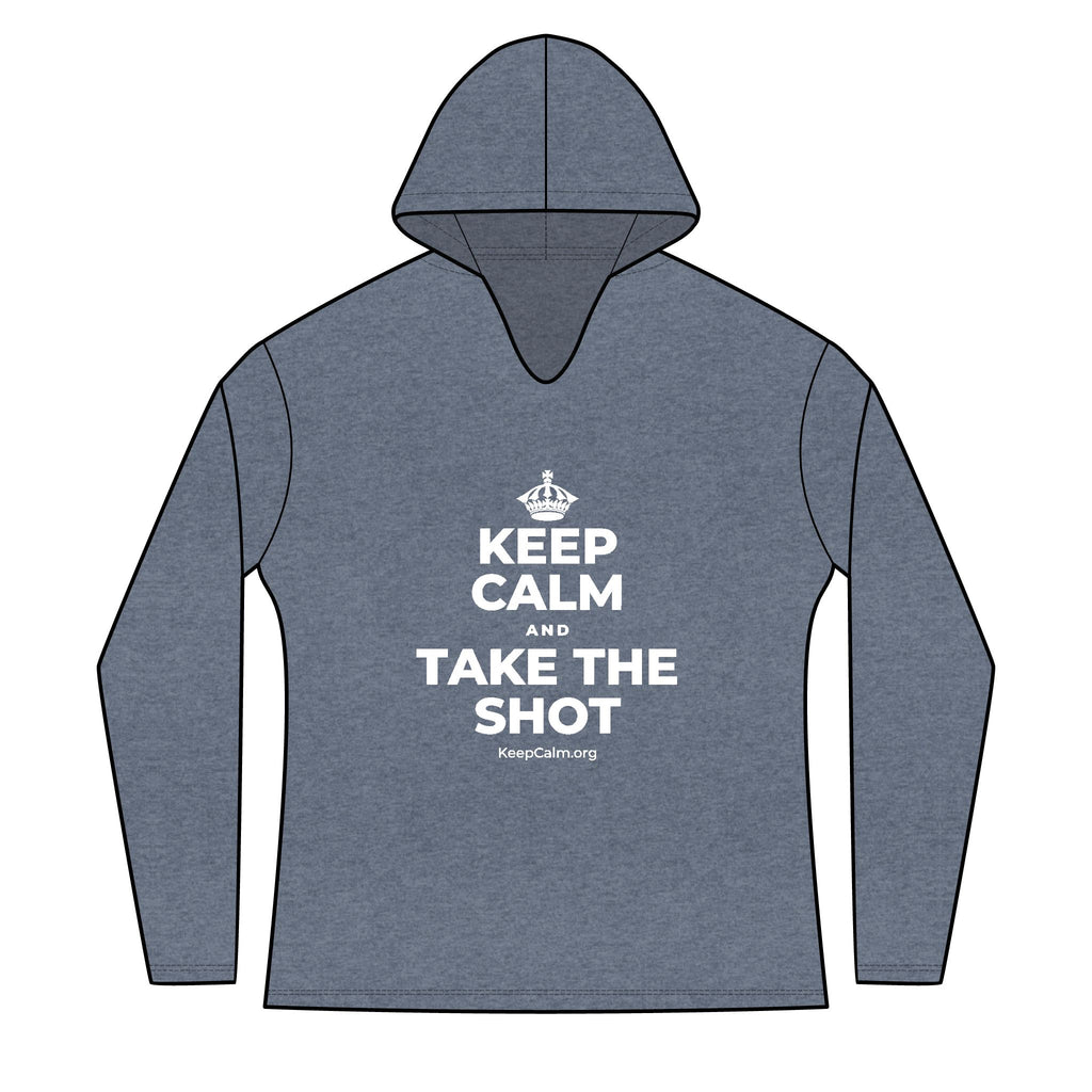 KEEP CALM AND TAKE THE SHOT Women's Long Sleeve Hoodie