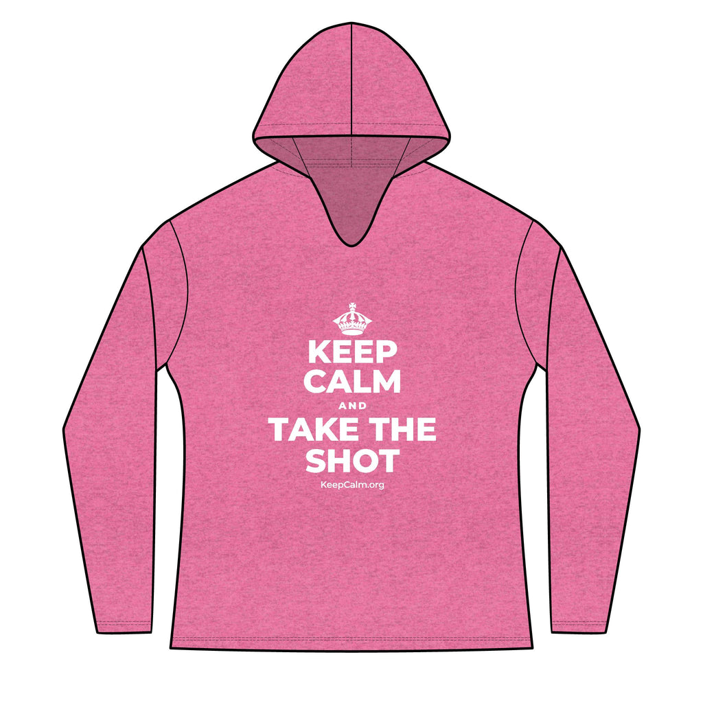 KEEP CALM AND TAKE THE SHOT Women's Long Sleeve Hoodie
