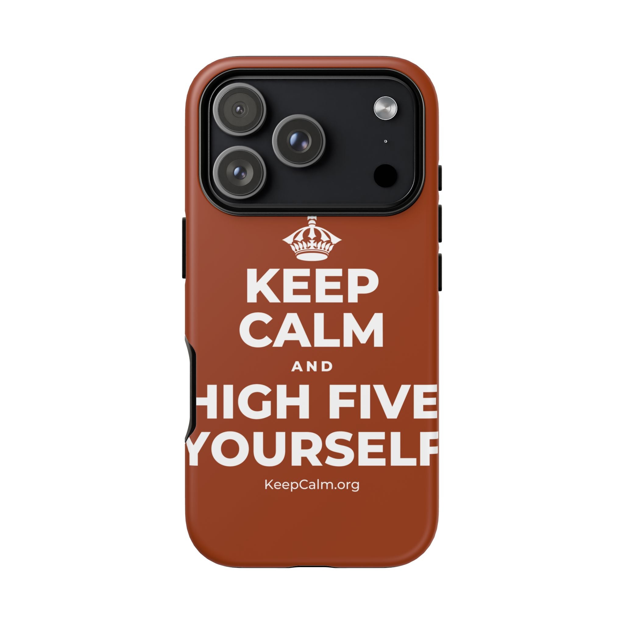 KEEP CALM AND HIGH FIVE YOURSELF Phone Case