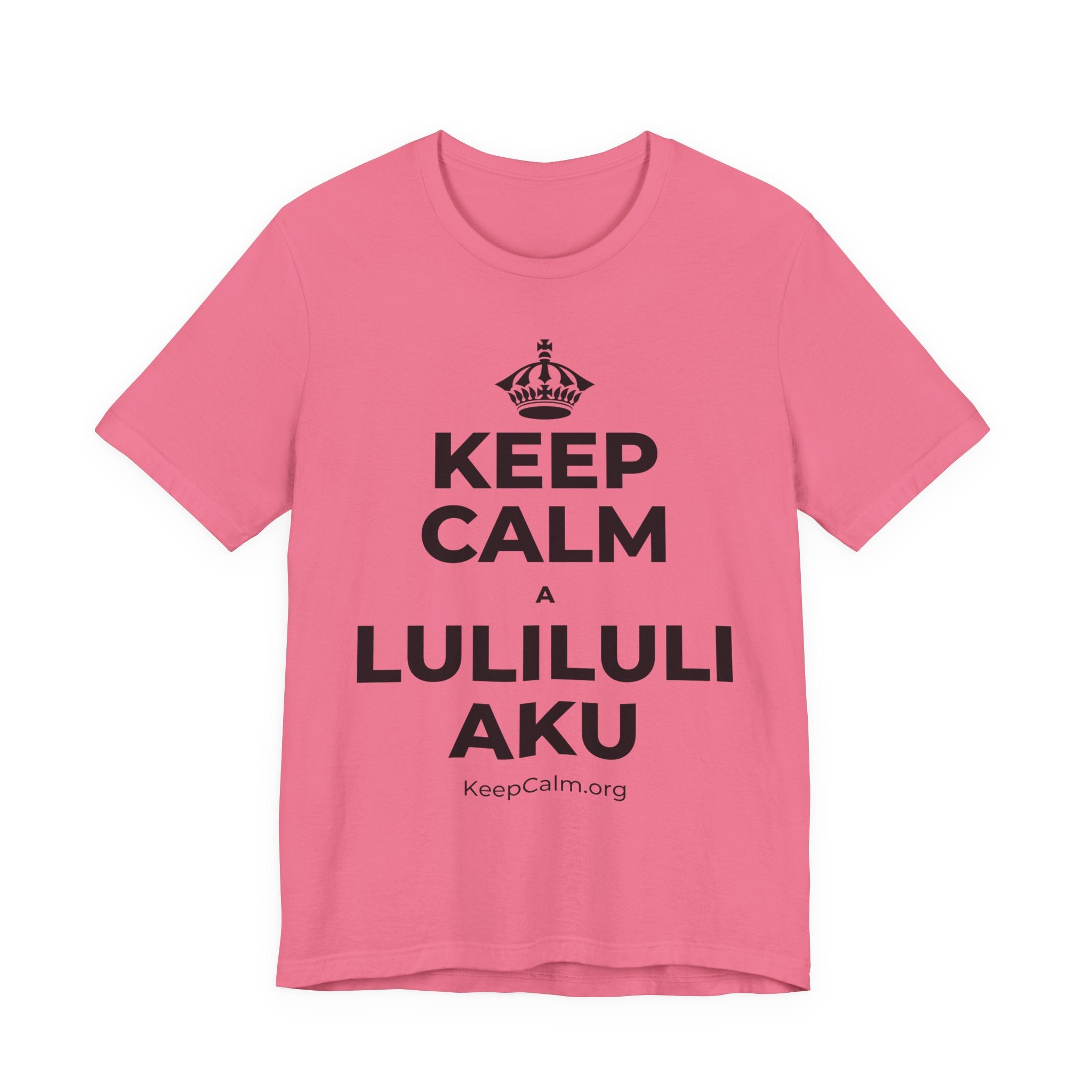 KEEP CALM A LULILULI AKU T-Shirt (Military Green–Autumn)