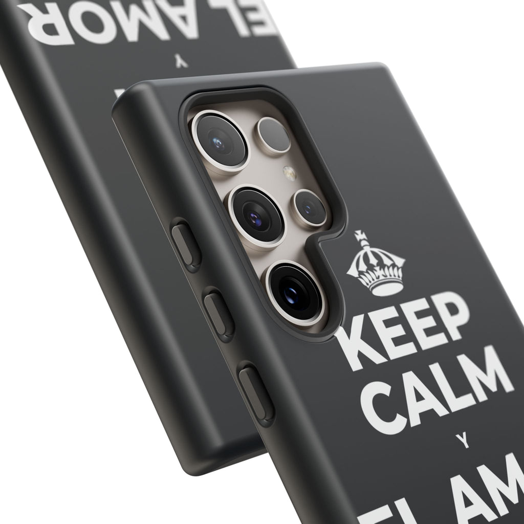 KEEP CALM Y EL AMOR PROPIO CUENTA Phone Case (Dark)