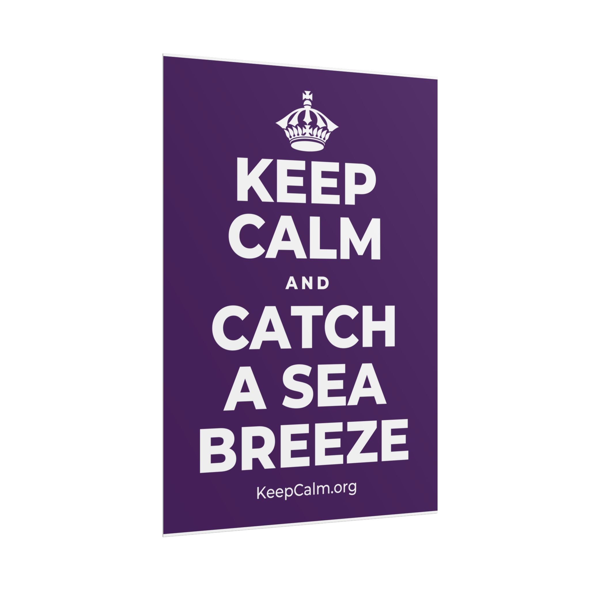 KEEP CALM AND CATCH A SEA BREEZE Poster