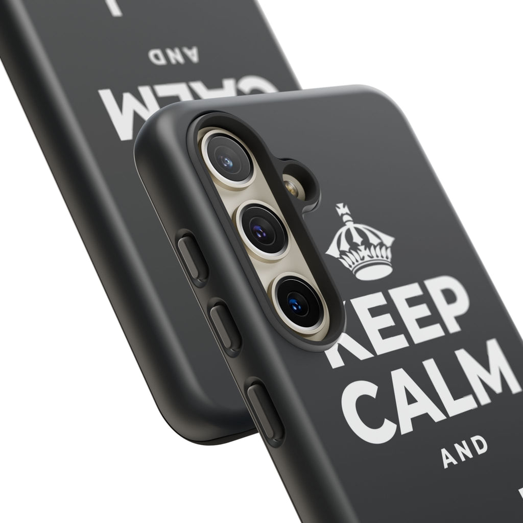 KEEP CALM AND احمِ سلامك Phone Case (Dark)
