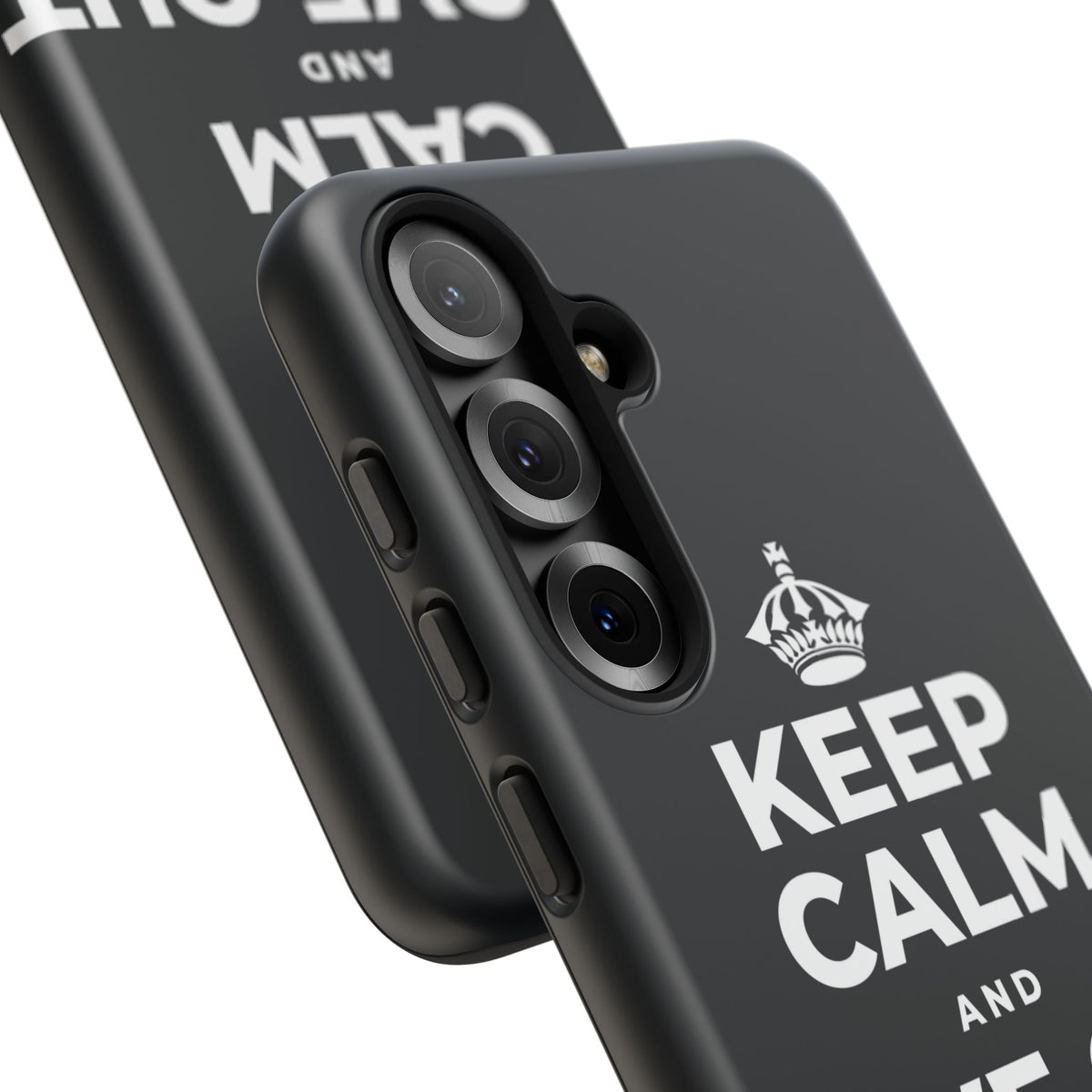 KEEP CALM AND LOVE OUT LOUD Phone Case (Dark)