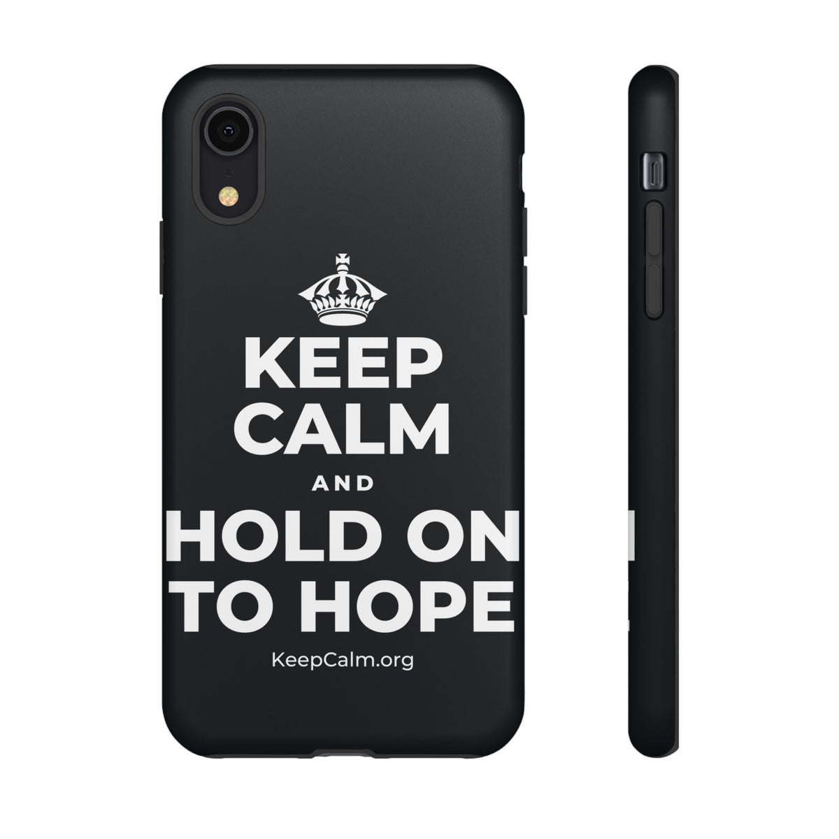KEEP CALM AND HOLD ON TO HOPE Phone Case (Dark)