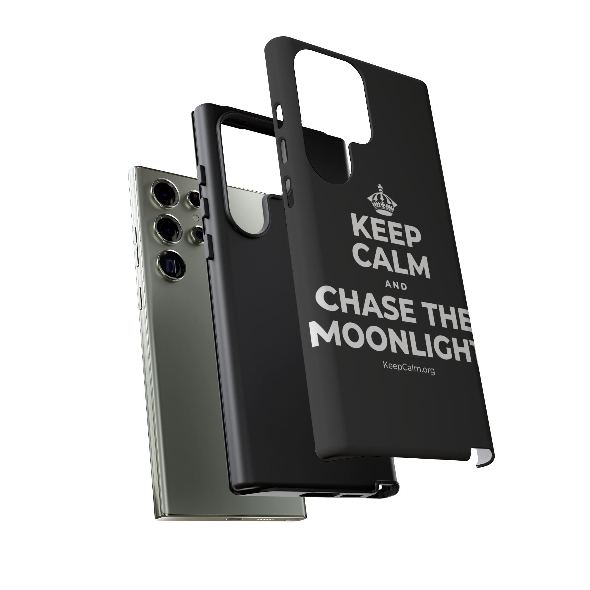 KEEP CALM AND CHASE THE MOONLIGHT Phone Case
