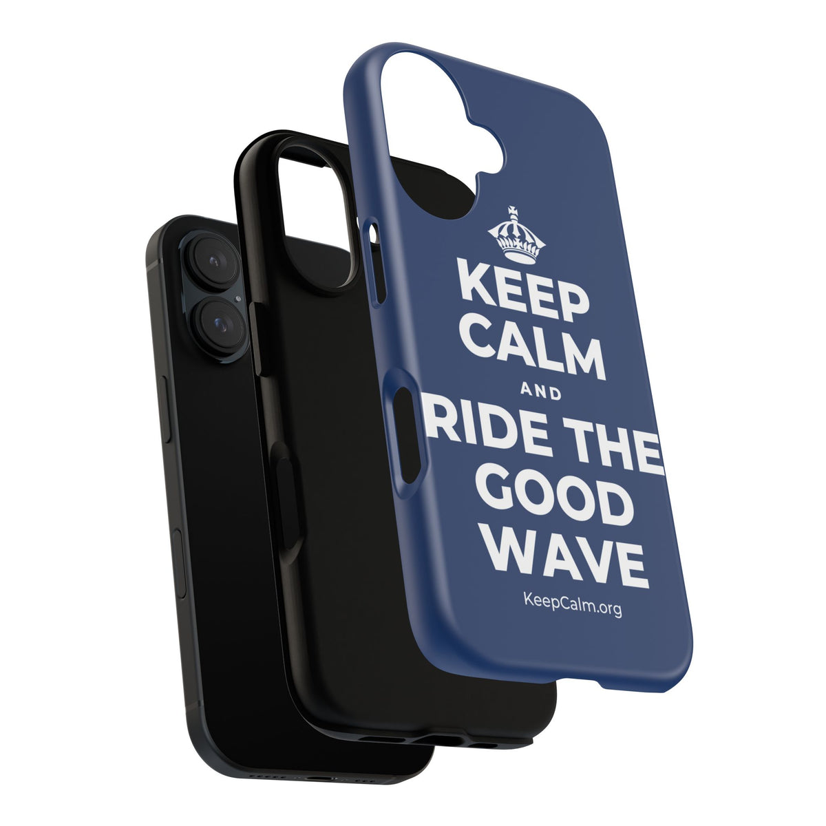 KEEP CALM AND RIDE THE GOOD WAVE Phone Case