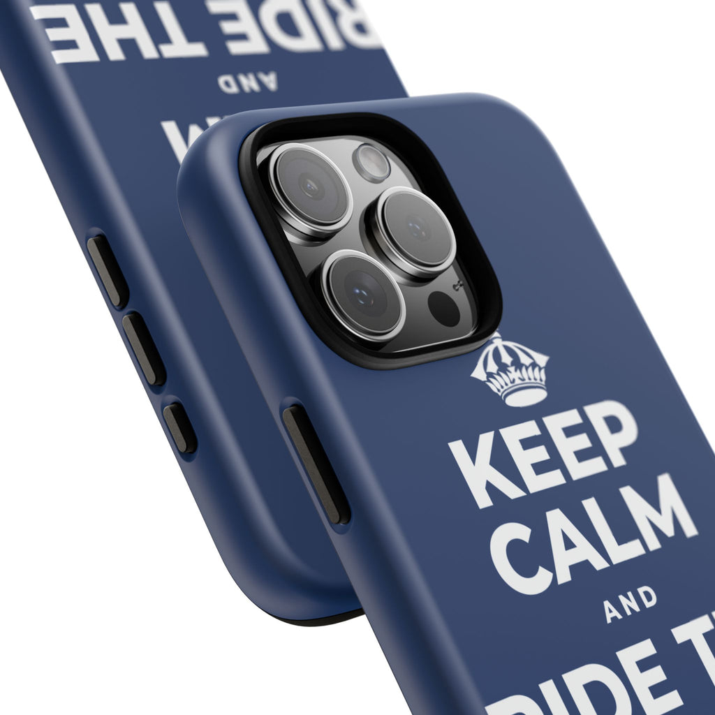 KEEP CALM AND RIDE THE GOOD WAVE Phone Case