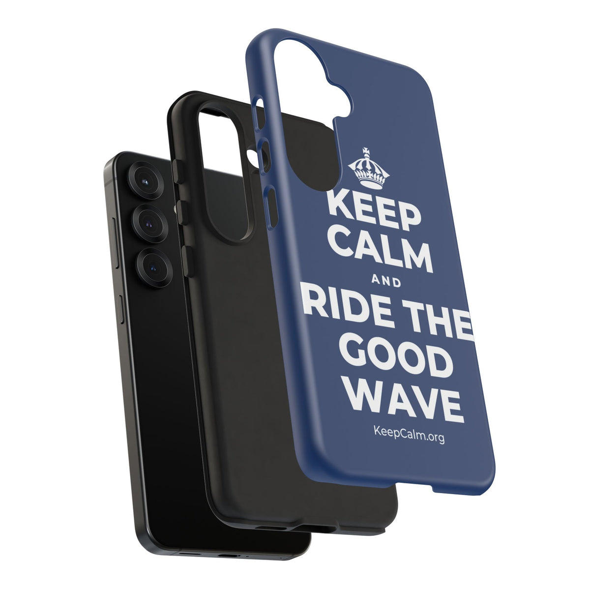 KEEP CALM AND RIDE THE GOOD WAVE Phone Case